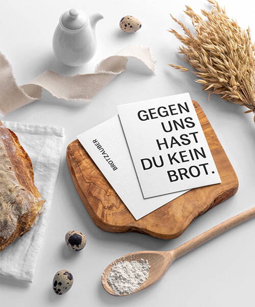 Schrift für das Branding-Experiment einer fiktiven Bäckerei von deiner Branding-Agentur aus Winterthur.