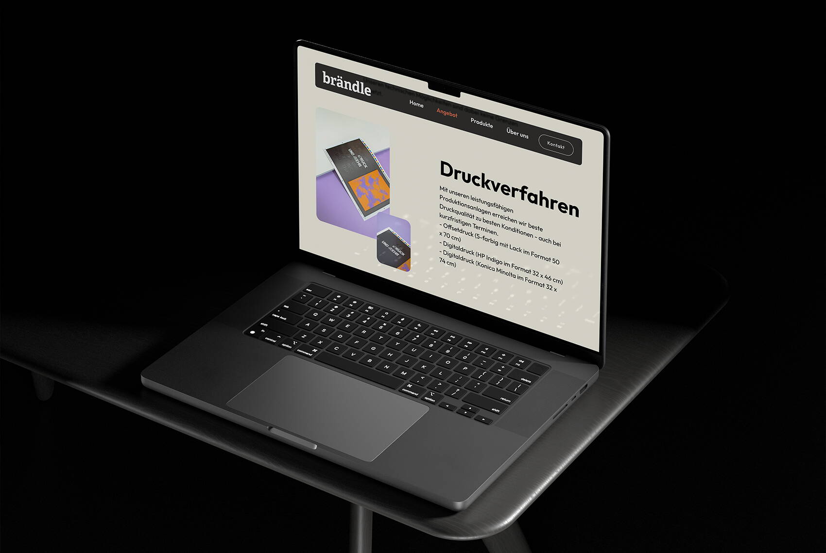 Brändle Druck AG –  Bildwelt und Videokonzept für Webdesign von deiner Grafik und Webagentur in Winterthur und Zürich.