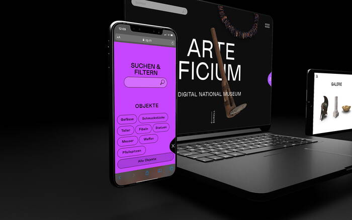 Arteficium: Braning, Webdesign und Grafikdesign für fiktives Projekt von deiner Grafik Agentur in Winterthur.