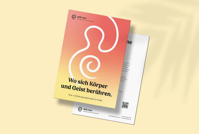 Dein Tanz: Corporate Design, Branding und Flyer Design von deiner Grafik Agentur in Winterthur.