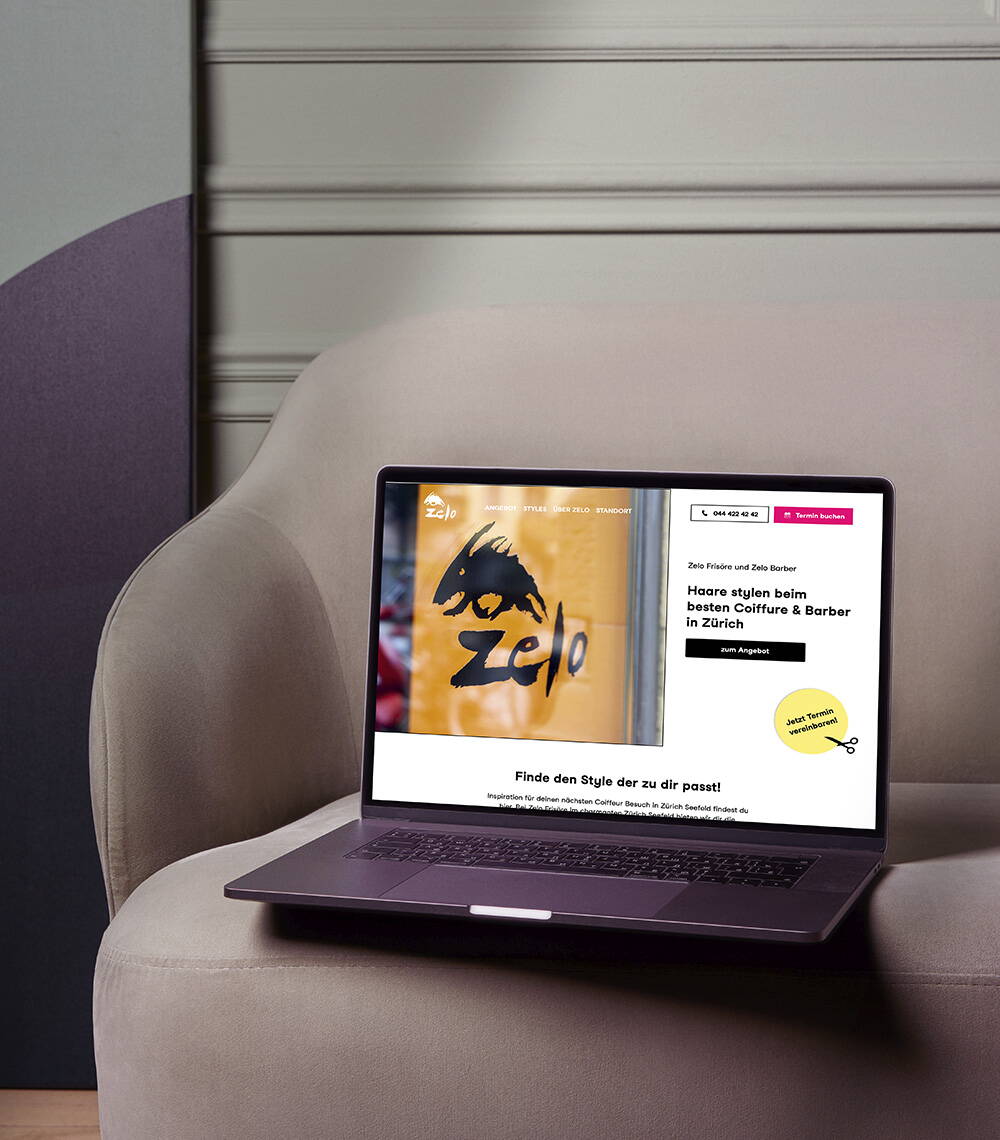 gabriela-martinelli-design-zelo-website-design-winterthur.jpg Webdesign von deiner Grafik- und Webagentur in Winterthur und Zürich für Zelo Frisöre, die ihre Website individuell erstellen lassen haben.