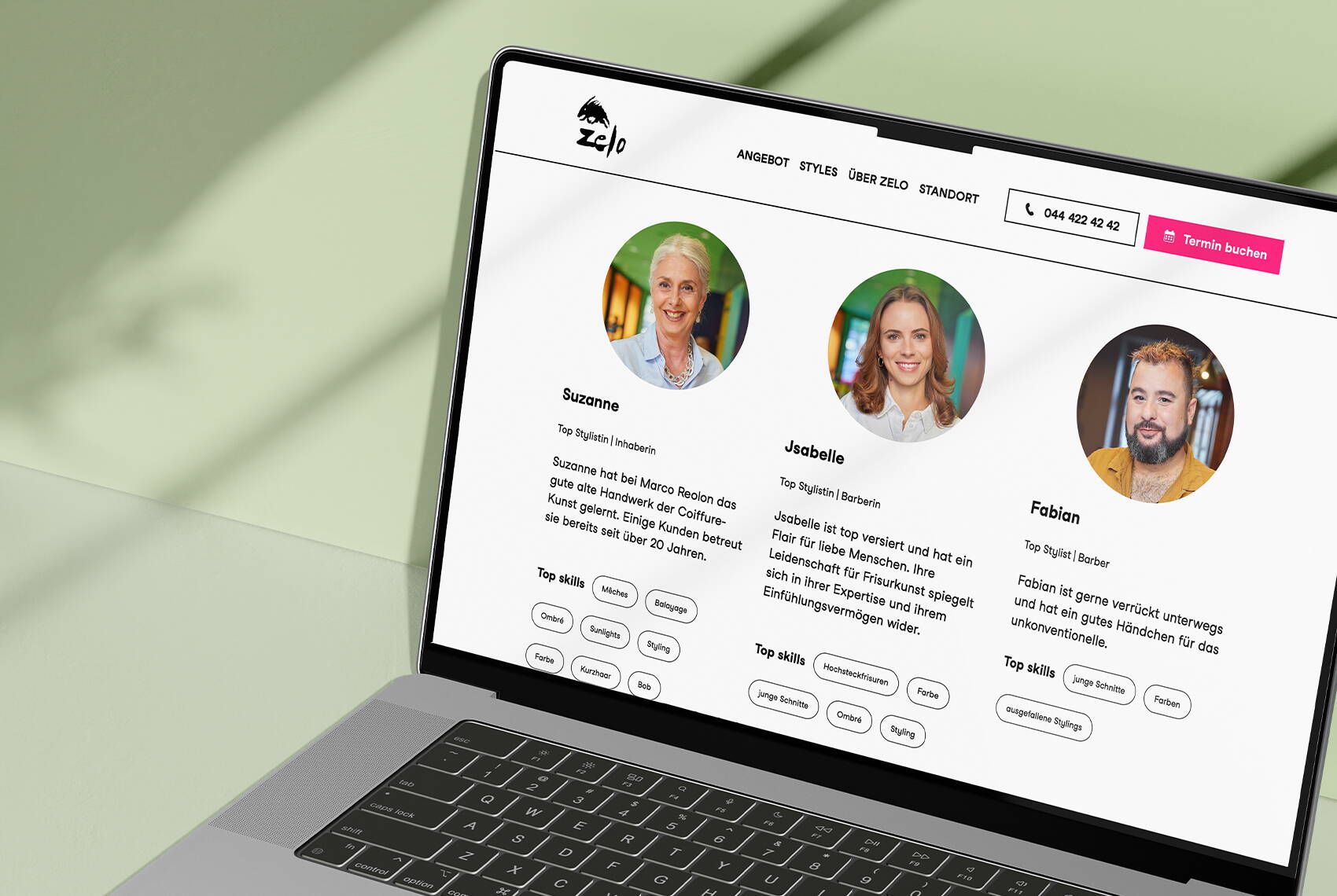 gabriela-martinelli-design-zelo-webdesign-winterthur-1.jpg Webdesign von deiner Grafik- und Webagentur in Winterthur und Zürich für Zelo Frisöre, die ihre Website individuell erstellen lassen haben.