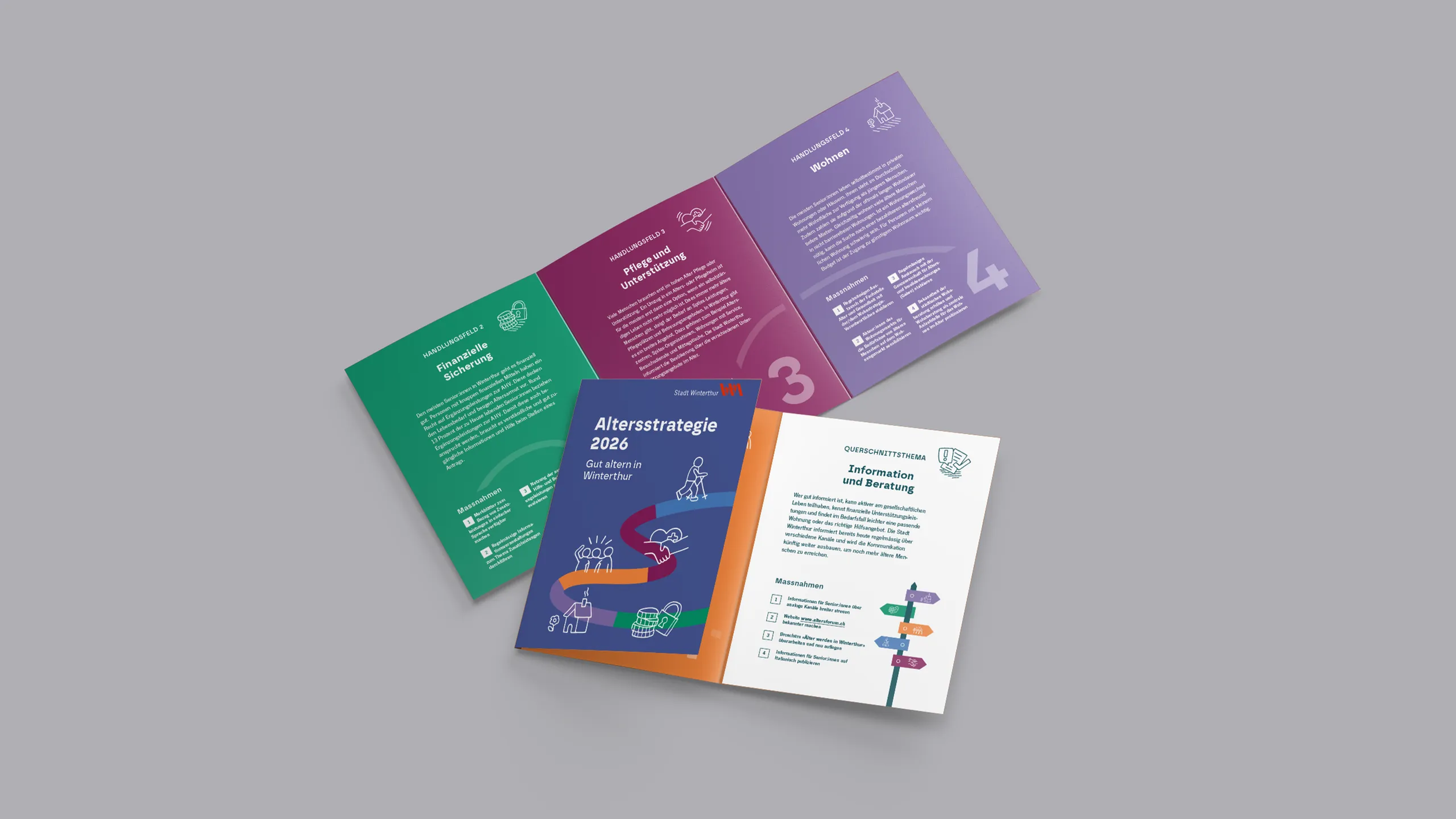 Brand Guidelines für den neuen Markenauftritt und das Branding von KMU-Date Winterthur. 