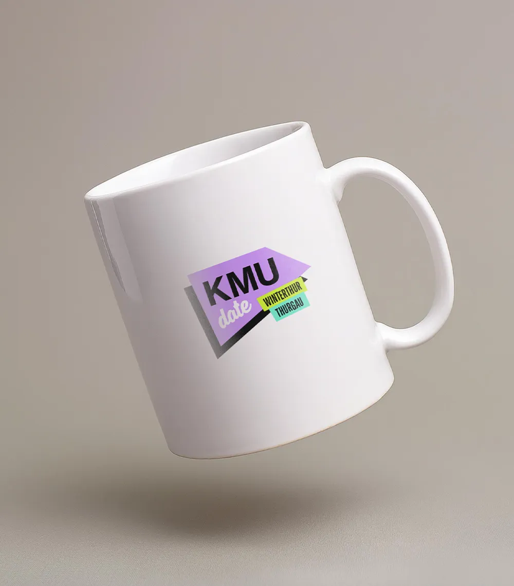 Logodesign KMU-Date Gabriela Martinelli Winterthur Logodesign adaptierbar auf jegliche Medien für das KMU-Date in Winterthur.