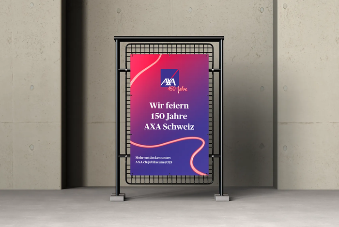 Posterprint: Grosse Ideen. Grosse Resultate. Kampagne und Motion Design von deiner Grafik-Agentur in Winterthur.